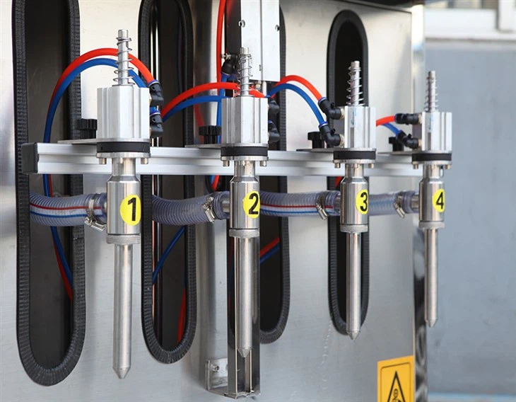 Automatic 4 Heads Liquid Filling Machine