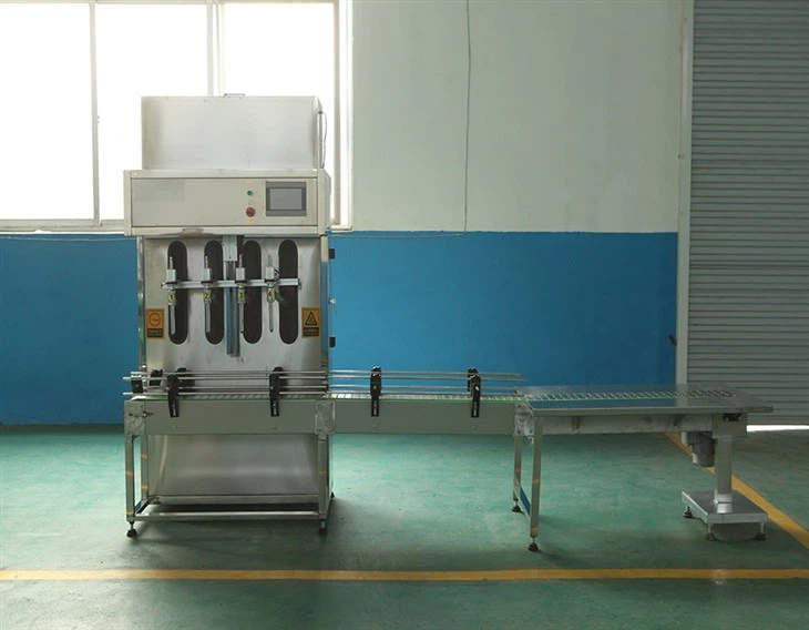 Automatic 4 Heads Liquid Filling Machine