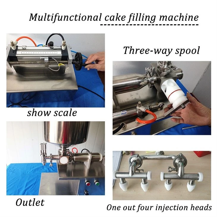 Good Quality Cake Piston Fill Machine Cake Batter Filling Machine Mini Cake Machine That Fills And Assembles